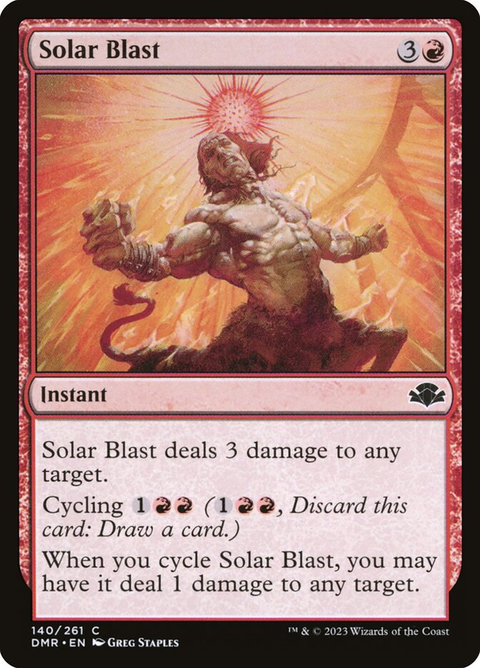 Solar Blast – Dominaria Remastered [DMR] – English – #140