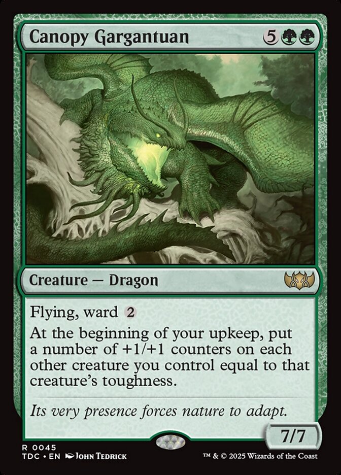 Canopy Gargantuan – Tarkir: Dragonstorm Commander [TDC] – Italian – #45