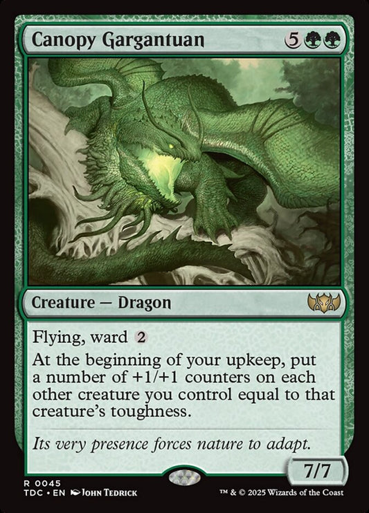 Canopy Gargantuan – Tarkir: Dragonstorm Commander [TDC] – Italian – #45