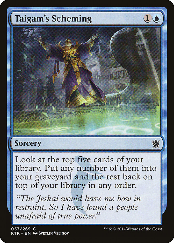 Taigam's Scheming – Khans of Tarkir [KTK] – English – #57
