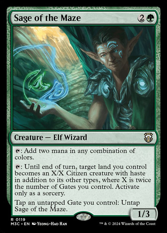 Sage of the Maze – Modern Horizons 3 Commander [M3C] – English – #119