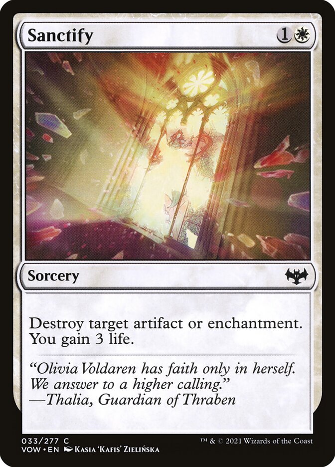 Sanctify – Innistrad: Crimson Vow [VOW] – English – #33