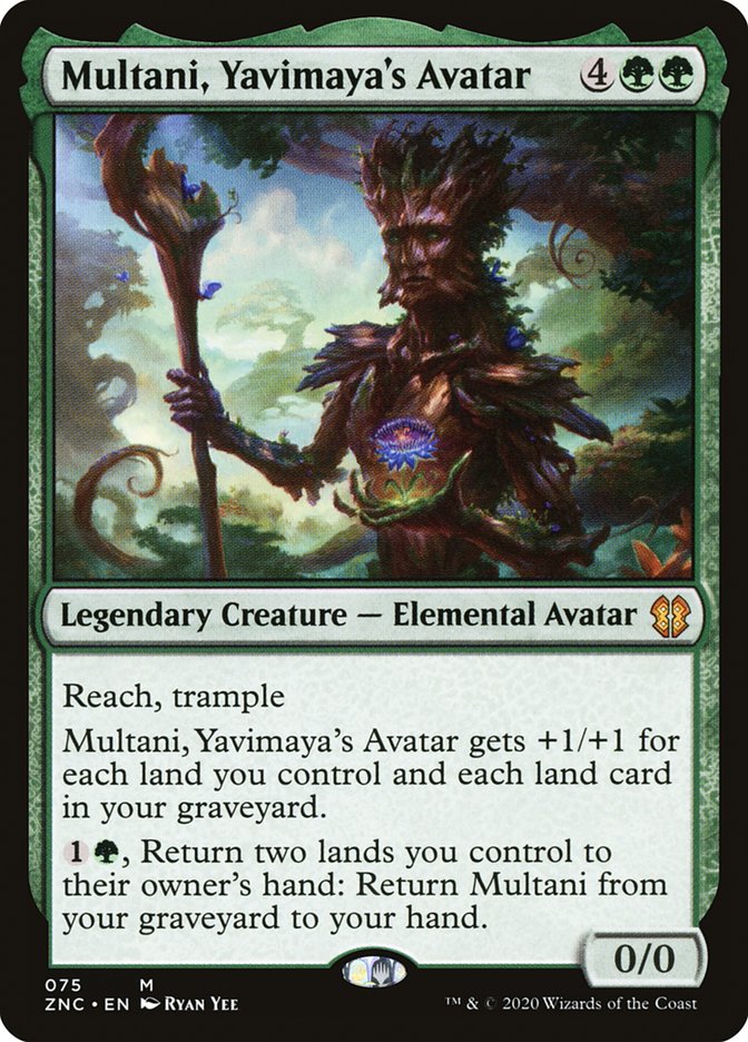 Multani, Yavimaya's Avatar – Zendikar Rising Commander [ZNC] – English – #75
