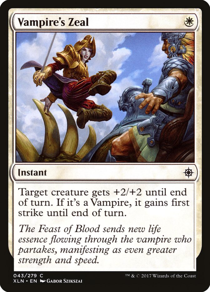 Vampire's Zeal – Ixalan [XLN] – D – #43