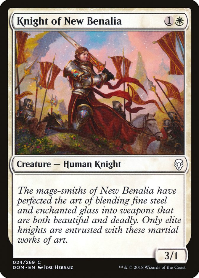 Knight of New Benalia – Dominaria [DOM] – English – #24