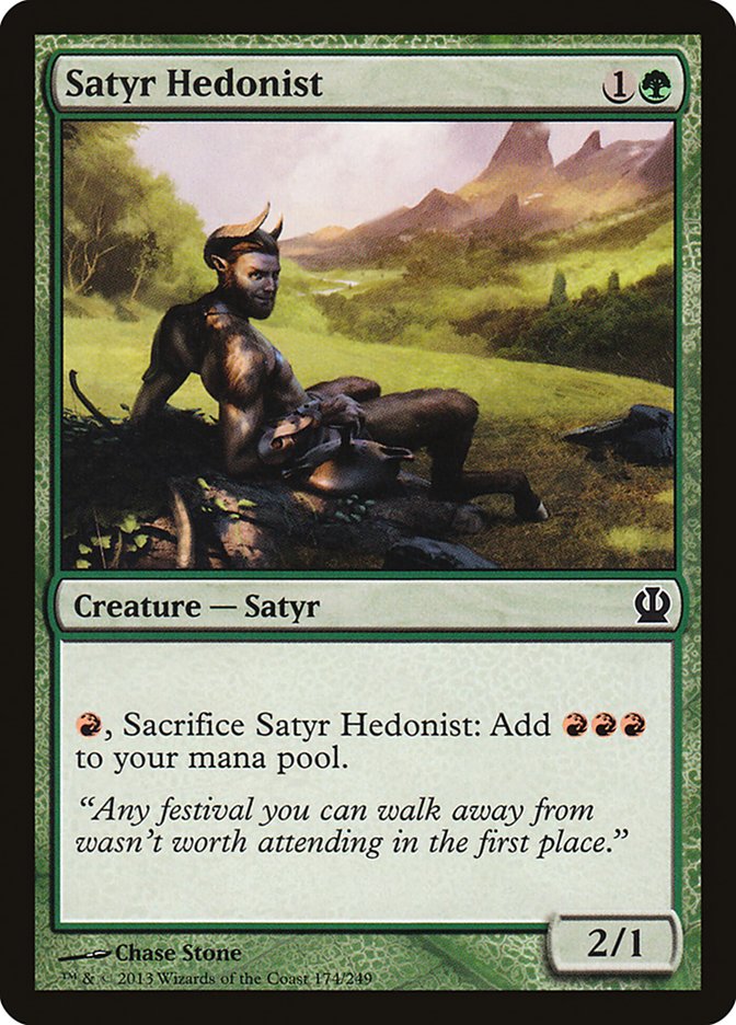 Satyr Hedonist – Theros [THS] – English – #174