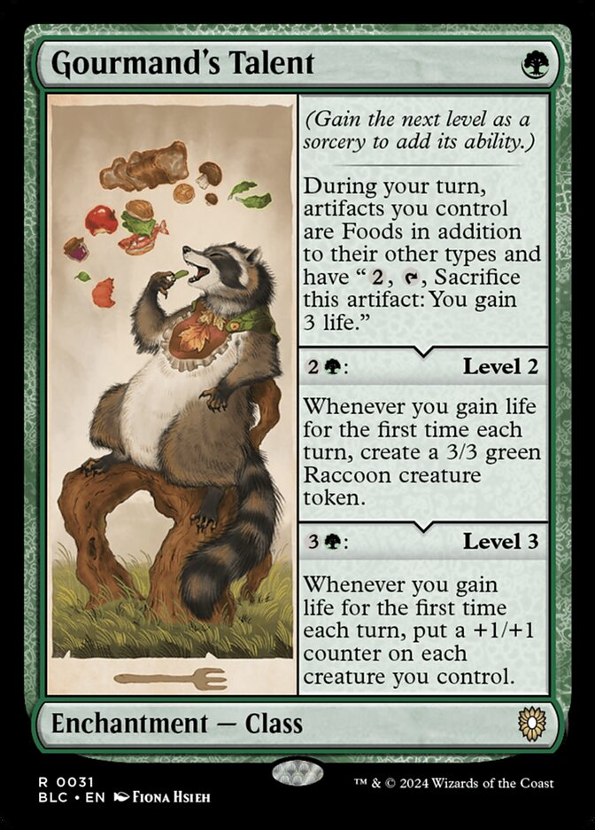 Gourmand's Talent – Bloomburrow Commander [BLC] – English – #31