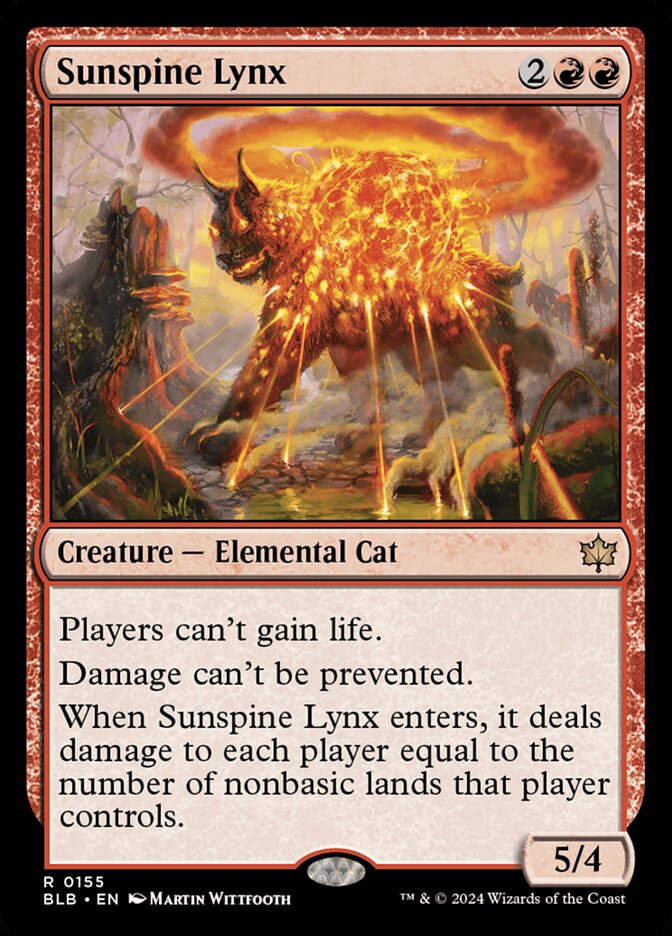 Sunspine Lynx – Bloomburrow [BLB] – English – #155