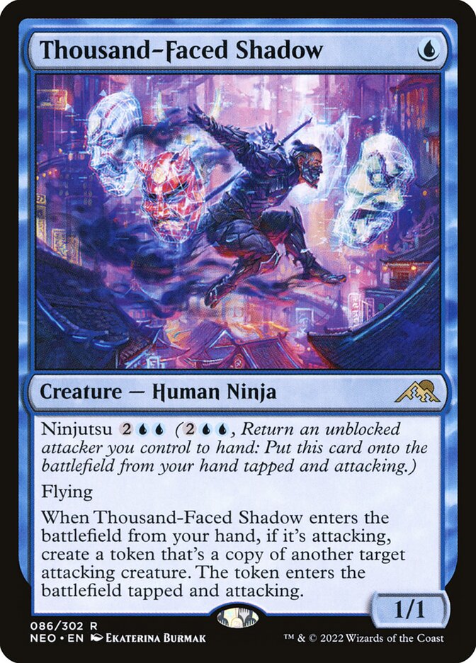 Thousand-Faced Shadow – Kamigawa: Neon Dynasty [NEO] – English – #86