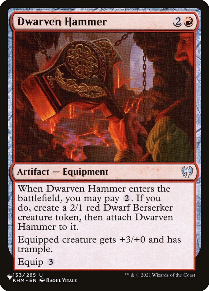 Dwarven Hammer – The List [PLST] – English – #KHM-133