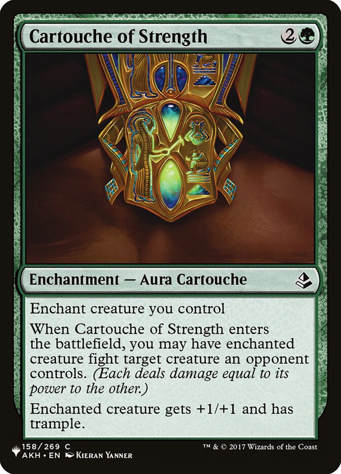 Cartouche of Strength – The List [PLST] – English – #AKH-158
