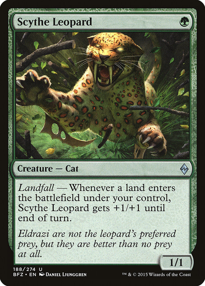 Scythe Leopard – Battle for Zendikar [BFZ] – English – #188