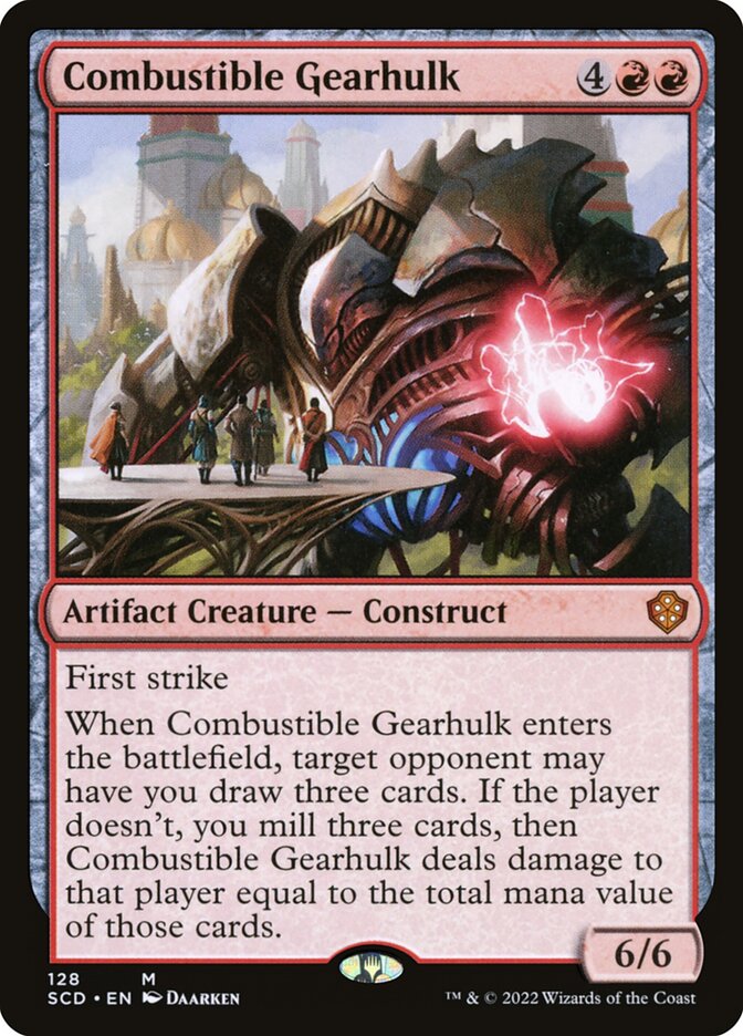 Combustible Gearhulk – Starter Commander Decks [SCD] – English – #128