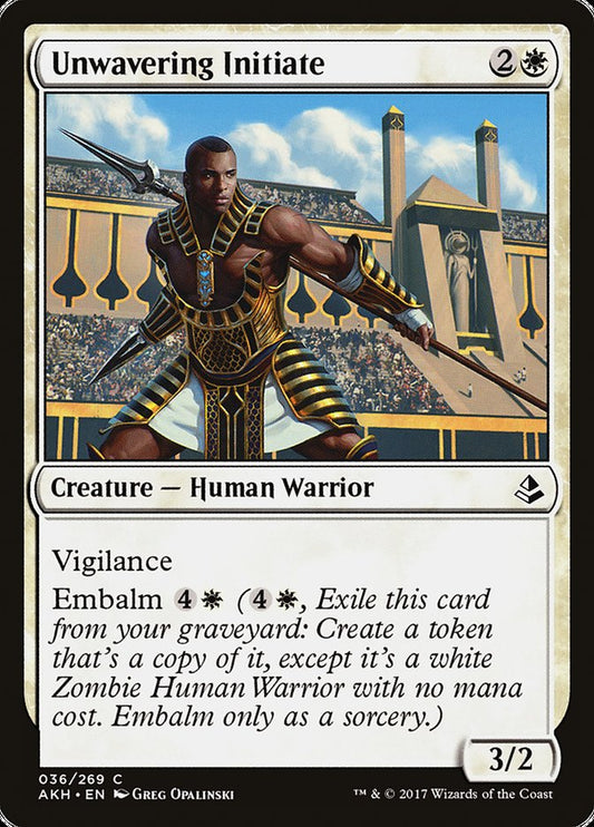 Unwavering Initiate – Amonkhet [AKH] – English – #36