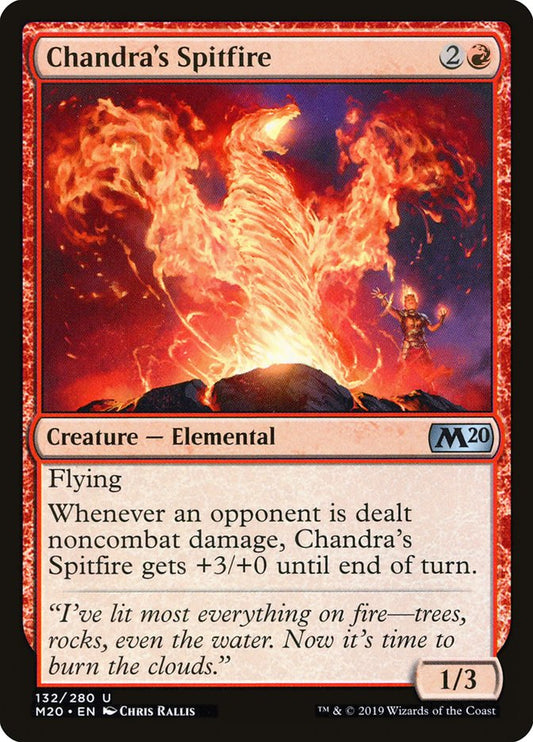 Chandra's Spitfire – Core Set 2020 [M20] – D – #132