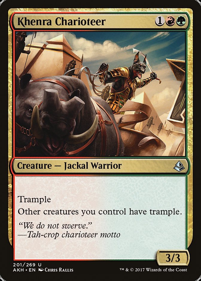 Khenra Charioteer – Amonkhet [AKH] – English – #201