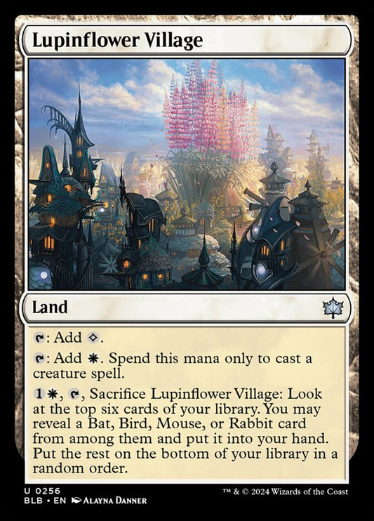 Lupinflower Village – Bloomburrow [BLB] – English – #256