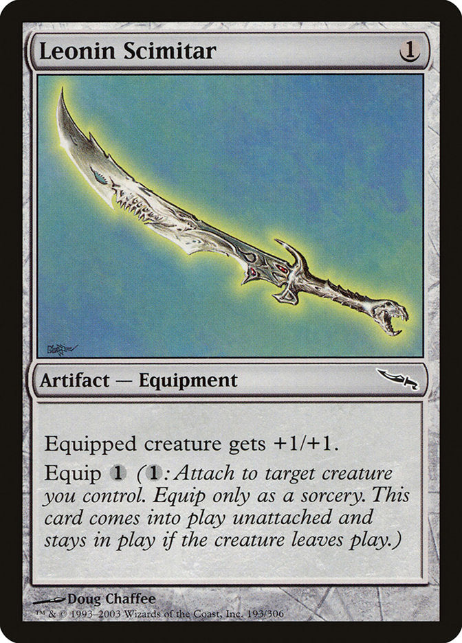 Leonin Scimitar – Mirrodin [MRD] – English – #193