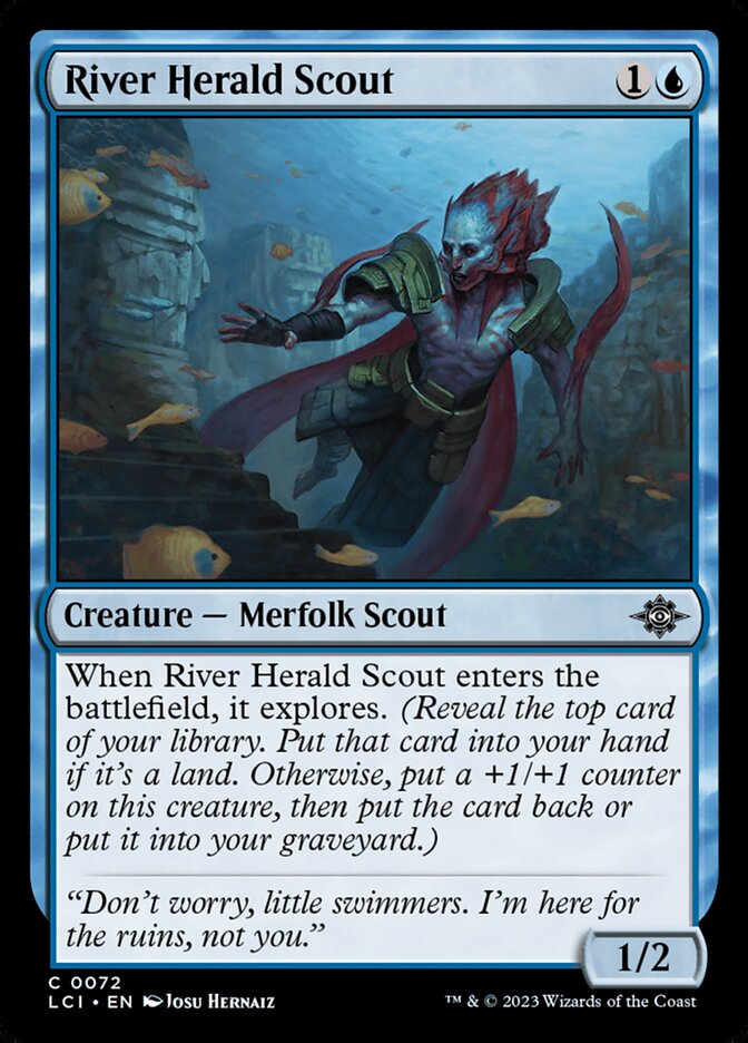 River Herald Scout – The Lost Caverns of Ixalan [LCI] – D – #72