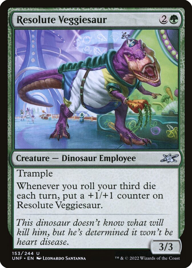 Resolute Veggiesaur – Unfinity [UNF] – English – #153