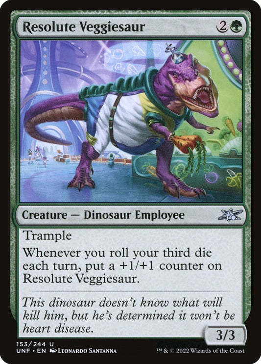 Resolute Veggiesaur – Unfinity [UNF] – English – #153