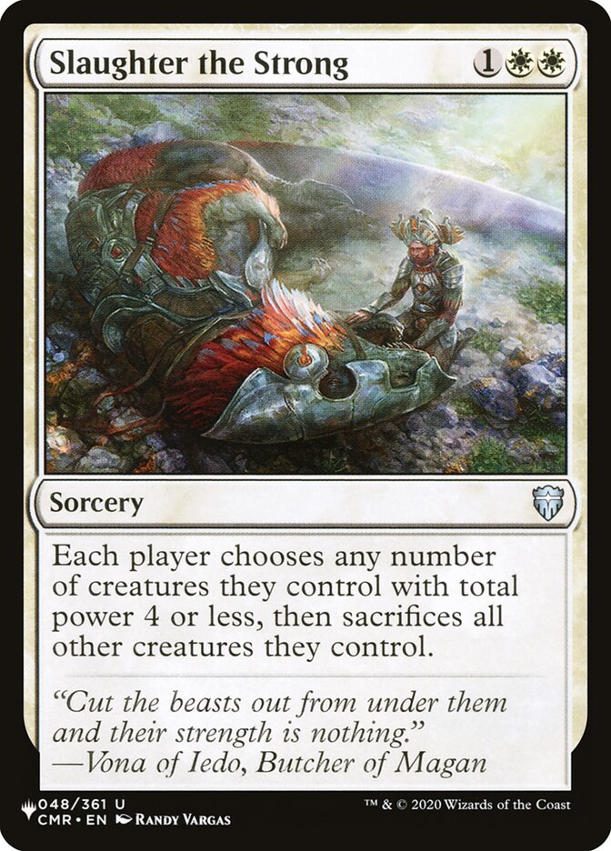 Slaughter the Strong – The List [PLST] – English – #CMR-48