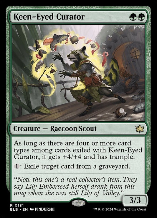 Keen-Eyed Curator – Bloomburrow [BLB] – English – #181
