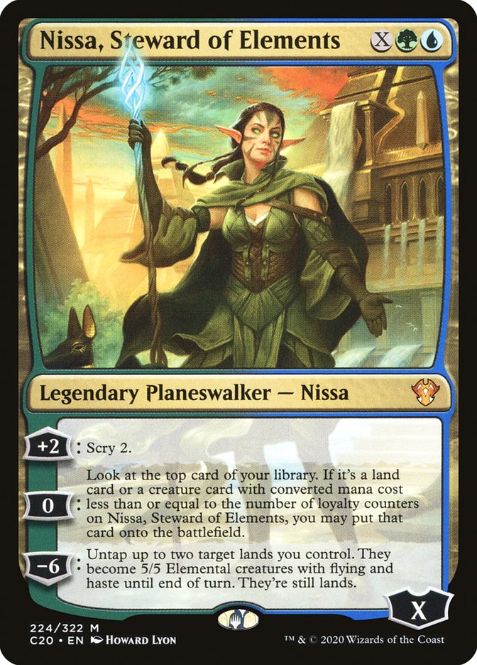 Nissa, Steward of Elements – Commander 2020 [C20] – English – #224