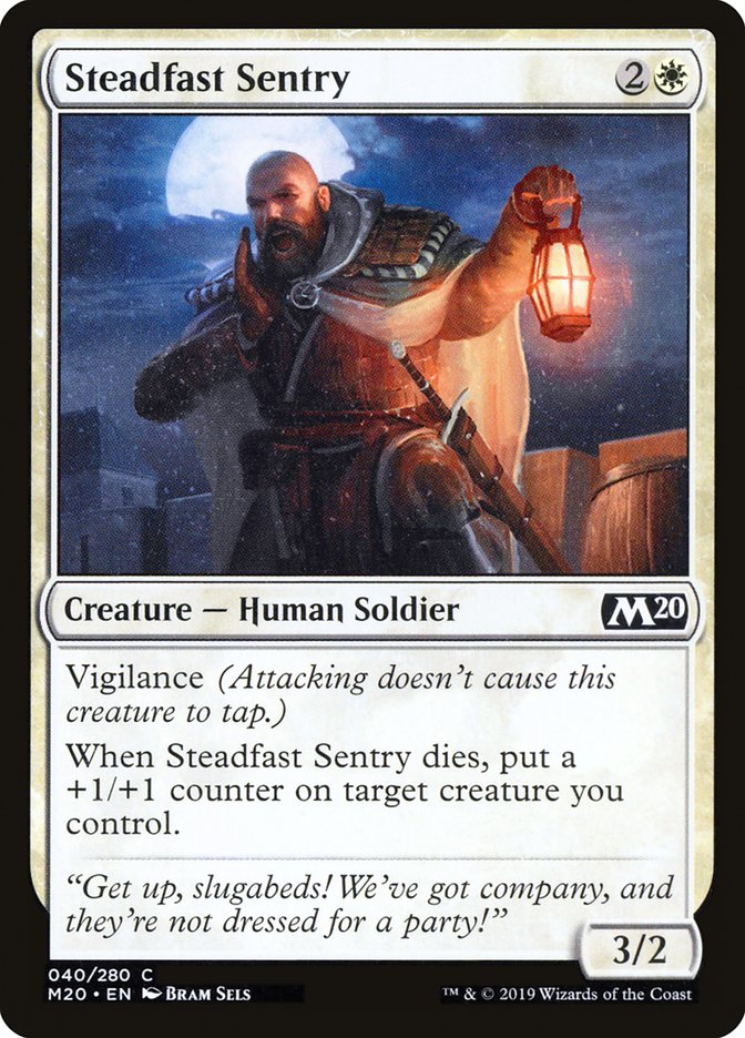 Steadfast Sentry – Core Set 2020 [M20] – D – #40