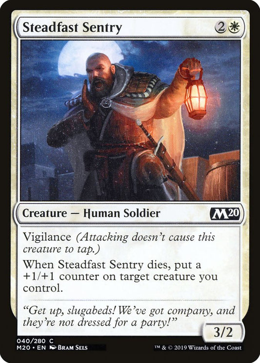 Steadfast Sentry – Core Set 2020 [M20] – D – #40