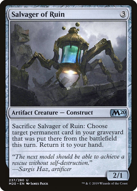 Salvager of Ruin – Core Set 2020 [M20] – D – #237