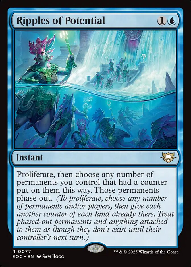 Ripples of Potential – Edge of Eternities Commander [EOC] – English – #77