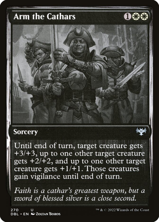Arm the Cathars – Innistrad: Double Feature [DBL] – English – #270