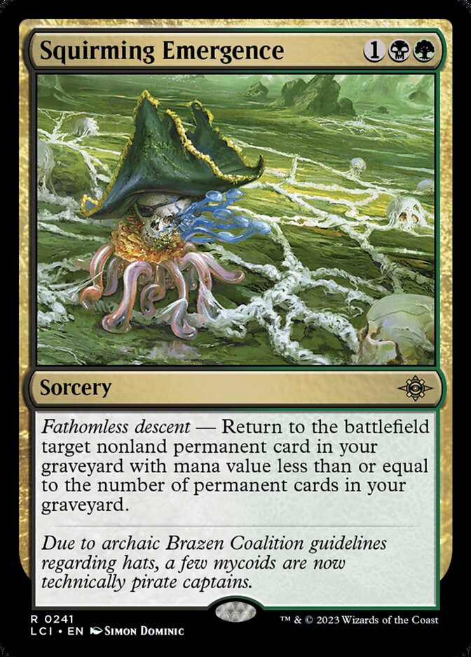 Squirming Emergence – The Lost Caverns of Ixalan [LCI] – English – #241