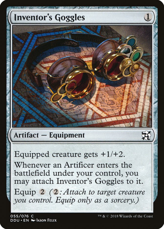 Inventor's Goggles – Duel Decks: Elves vs. Inventors [DDU] – English – #55