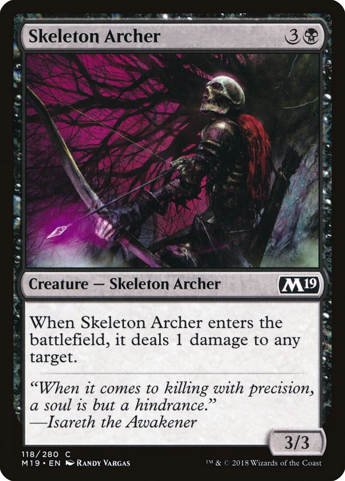 Skeleton Archer – Core Set 2019 [M19] – D – #118
