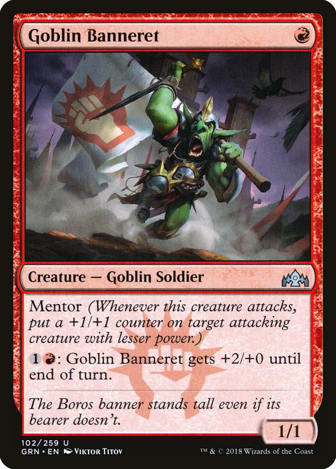 Goblin Banneret – Guilds of Ravnica [GRN] – D – #102