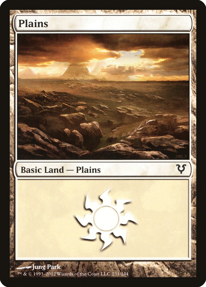 Plains – Avacyn Restored [AVR] – English – #231