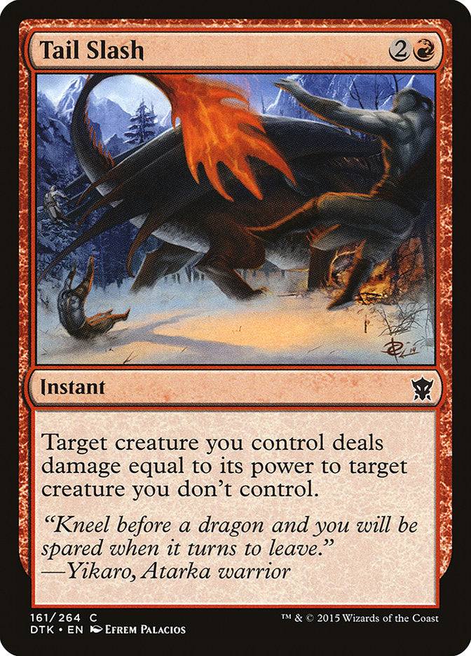 Tail Slash – Dragons of Tarkir [DTK] – English – #161