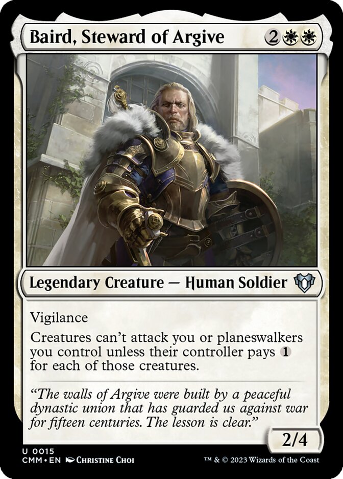 Baird, Steward of Argive – Commander Masters [CMM] – English – #15