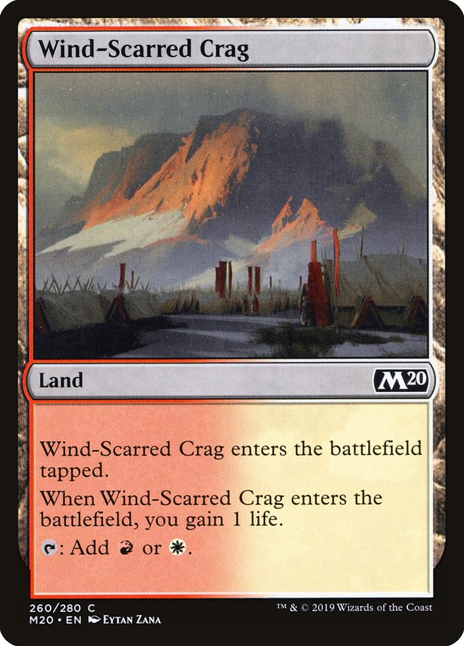 Wind-Scarred Crag – Core Set 2020 [M20] – English – #260