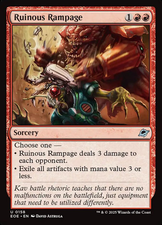 Ruinous Rampage – Edge of Eternities [EOE] – English – #158