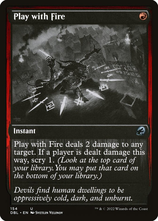 Play with Fire – Innistrad: Double Feature [DBL] – English – #154