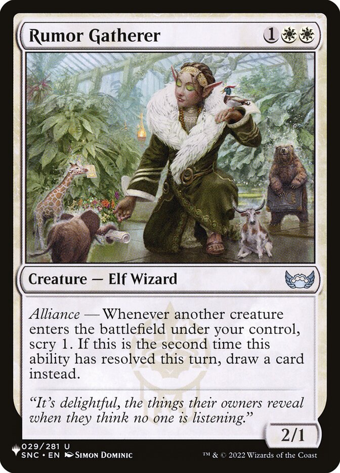 Rumor Gatherer – The List [PLST] – English – #SNC-29
