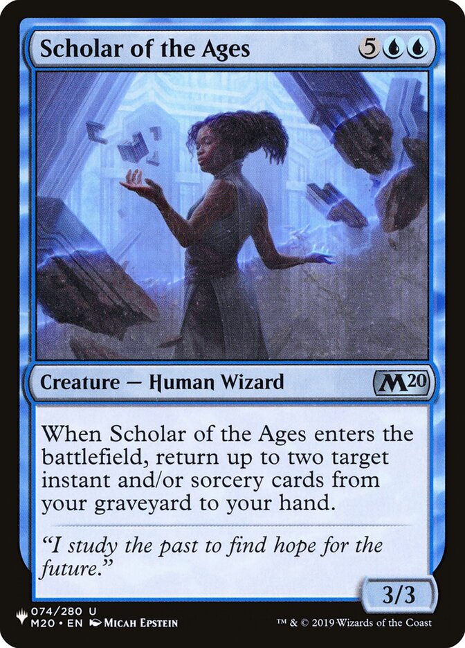 Scholar of the Ages – The List [PLST] – English – #M20-74