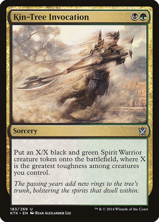 Kin-Tree Invocation – Khans of Tarkir [KTK] – English – #183