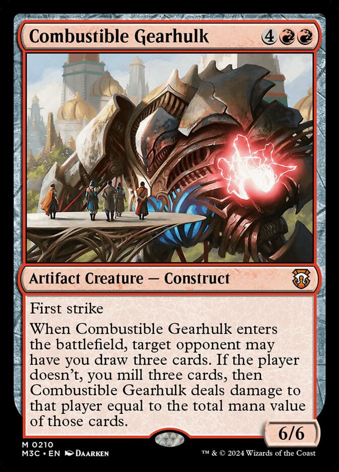 Combustible Gearhulk – Modern Horizons 3 Commander [M3C] – English – #210