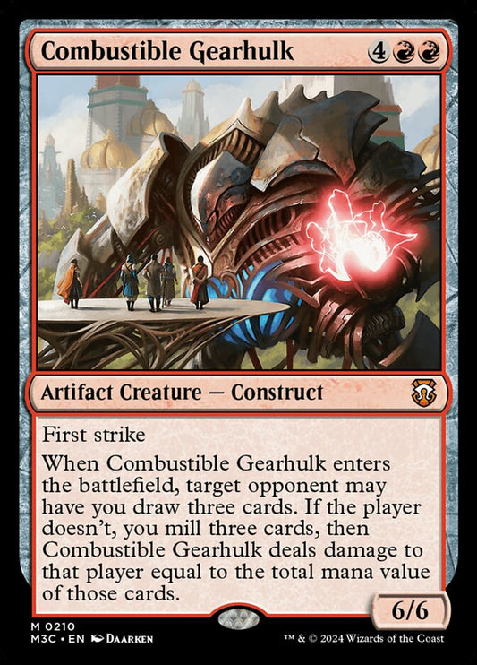 Combustible Gearhulk – Modern Horizons 3 Commander [M3C] – English – #210