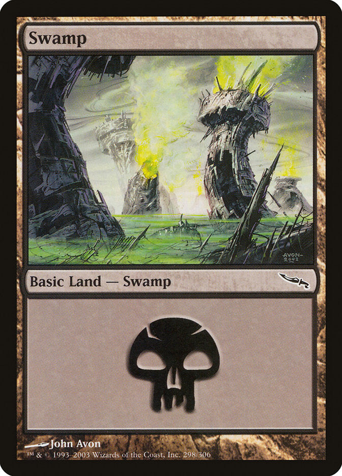 Swamp – Mirrodin [MRD] – English – #298