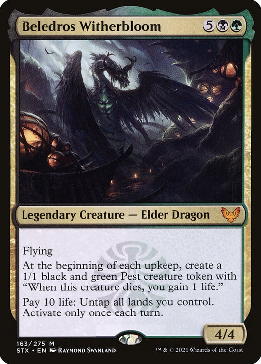Beledros Witherbloom – Strixhaven: School of Mages [STX] – English – #163